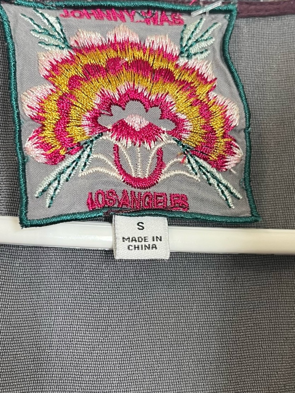 Johnny Was Ombre Cheetah Velvet Wrap Dress Women’s Small Boho Evening Glam - Picture 7 of 8